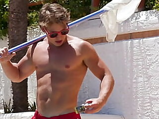 Hot Power Bottom Wants ALL 9 Inches Of Muscle Micky's Thick Throbbing Cock&excl;