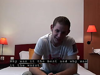 He loves it rough&comma; says straight German macho Jens in this Interview