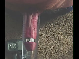 Pump and Glans Cockring - Long Gym Stroke Session Turns Me On