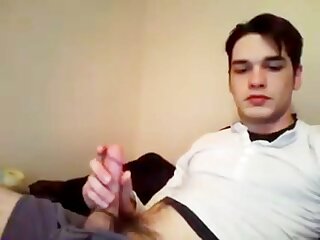 Clssic cute guy jerking off