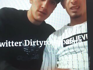 Turkish friends one gets his tiny dick jerked off by the other