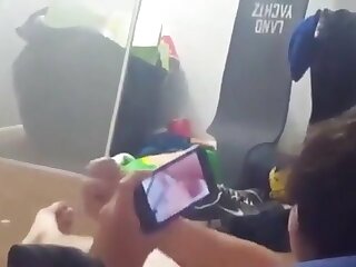 Best friend lets me recored him jo, as seen in video