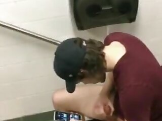Guy Caught In College Bathrooms Jerking Off
