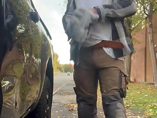 Pissing and changing pants in public