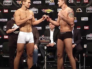 Weigh in, small bulge in white trunks