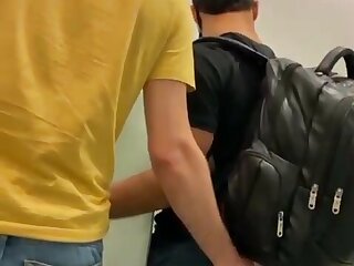 Cruising in the bathroom