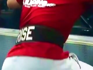 Muscular guy Bubblebutt