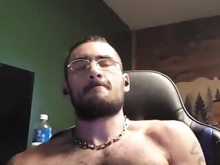 Hairy Sexy Daddy Masturbates On Webcam