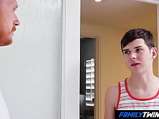 FamilyTwink - Step Dad and Stepson in Time of Needs