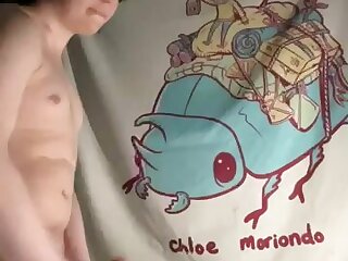 Teen slut cum on his pillow