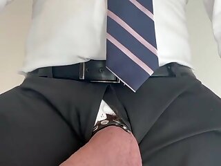 BOSS COCKRING THICK BWC and MEATY BALLS ... HEAVY OUT OF PANTS FLY