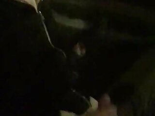 Wank on the street at night