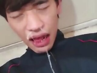 Crazy Asian self facial