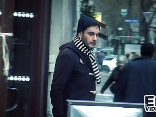 The slut gets pounded on the way back from the store