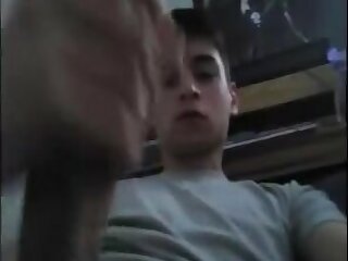 Hot guy shoots massive load from a hot angle