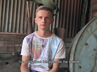 Hunk Twink Busts A Nut On His Stomach While Getting His Ass Fucked