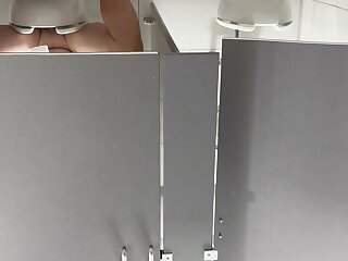 Spying on another guy at truckstop