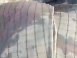 Turkish soldier shows his bulge (no nudity)