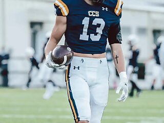 Hot country boy football player.