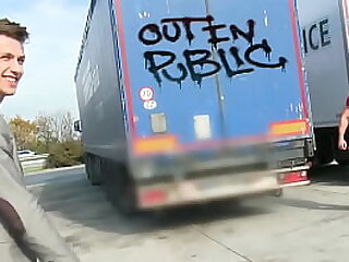 GAYWIRE - Czech Studs Having Gay Sex Out In Public&excl;