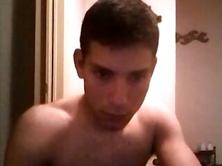 Sweet Young Shy Boy Is Jerking His Nice Cock On Cam