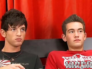 Juicy twink bottom stuffed with big bare cock