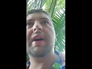 I tried to show off to the fisherman who was fishing