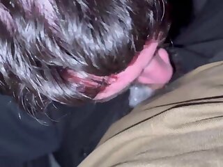 Even more of me sucking off a random in my car