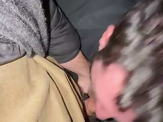 Sucking off some random in my car