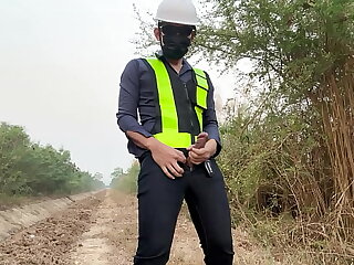 Engineer comes to work before work time