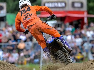 Watch this compilation of a really attractive motocross rider.