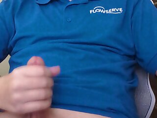 Fag in his work polo
