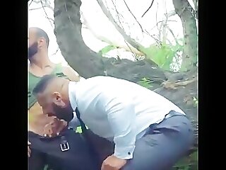 In the park...