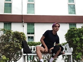 latino twink public jerk off