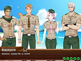 Game&colon; Friends Camp path 2&comma; part 7 - In the forest with Taiga  &lpar;russian voiceover&rpar;