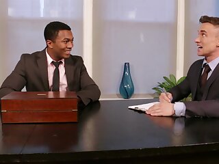 Interracial Sex In Suits