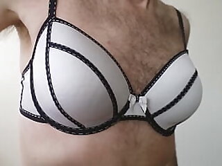 Crossdresser dressed in various Sapph lingerie sets