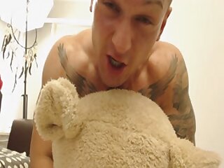 Verbal muscle chokemaster on teddybear